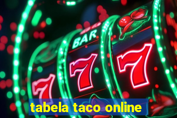 tabela taco online